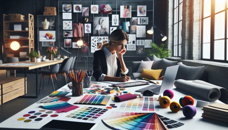 Femme graphiste